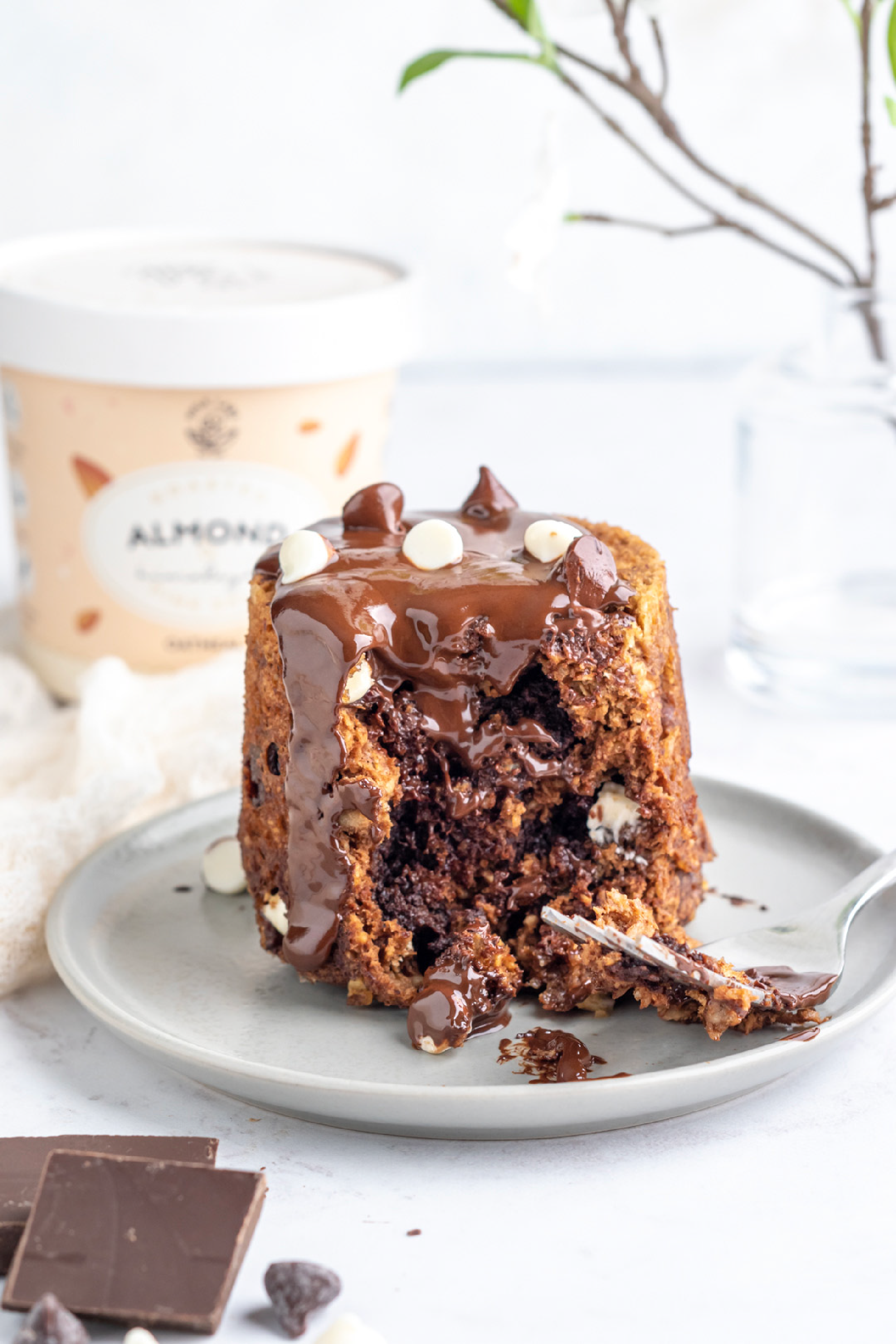 Discover a Guilt-Free Delight: Triple Chocolate Microwavable Oatmeal Muffin Recipe