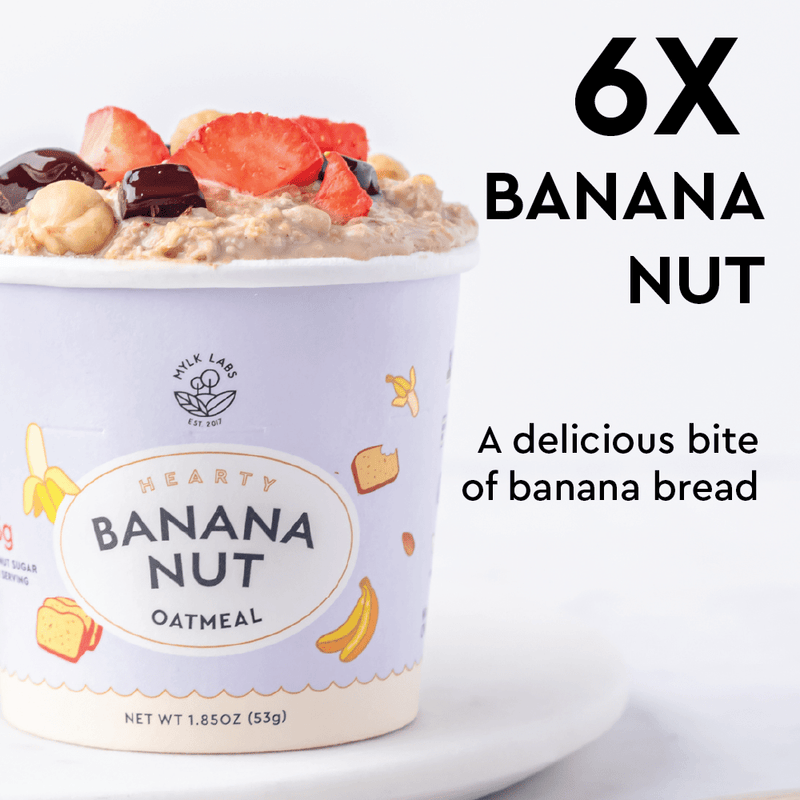 6x banana nut oatmeal cups hover