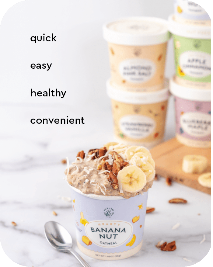 quick easy healthy convenient oatmeal cups with toppings