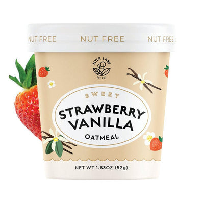 Strawberry Vanilla Oatmeal Cup