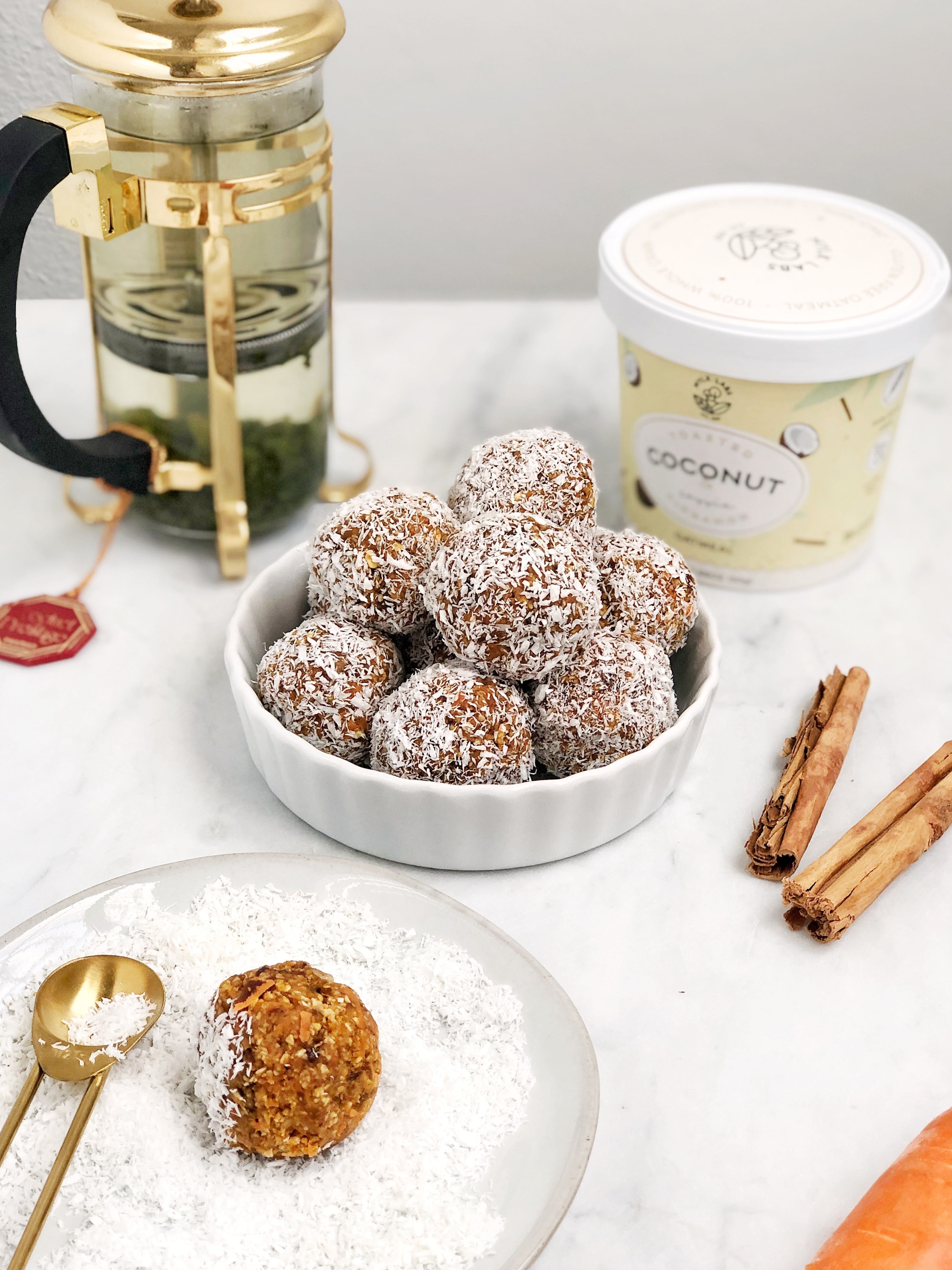 Carrot Cake Bliss Balls