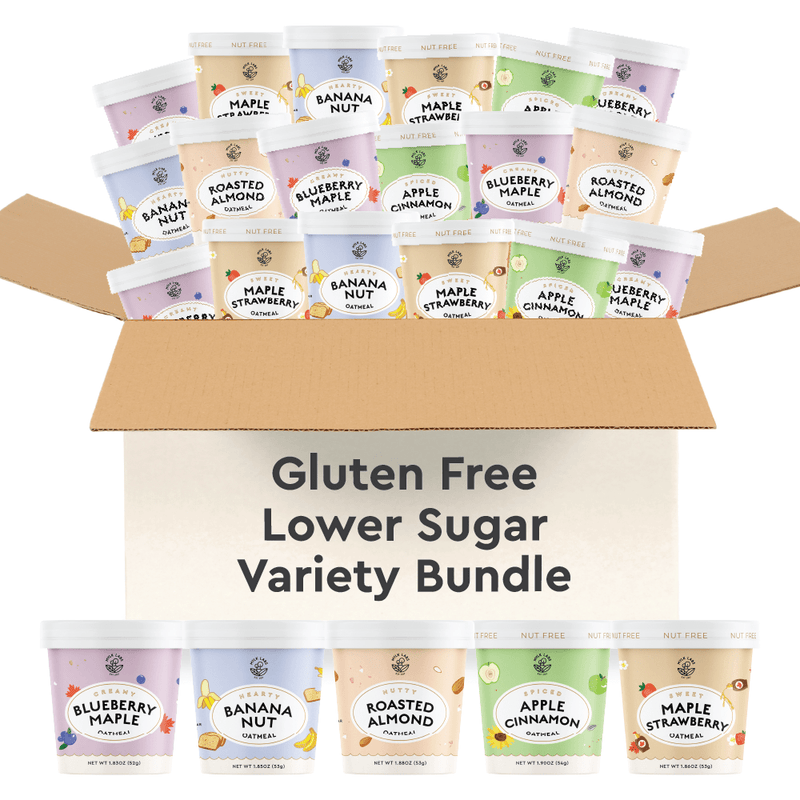 30 pack gluten free oatmeal variety bundle mylk labs