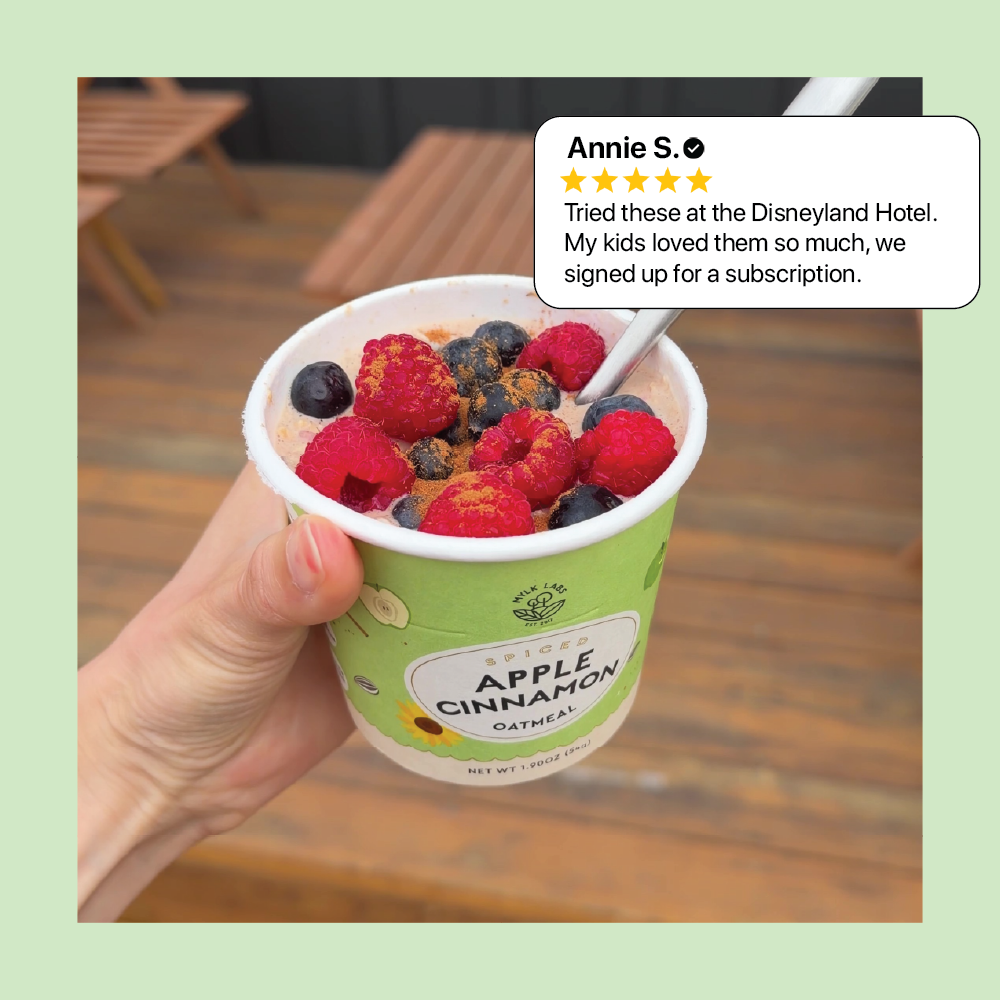 Mylk Labs review: tried these at the disneyland hotel. my kids loved them so much, we signed up for subscription.