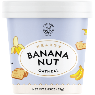 Mlyk labs banna nut oatmeal cup